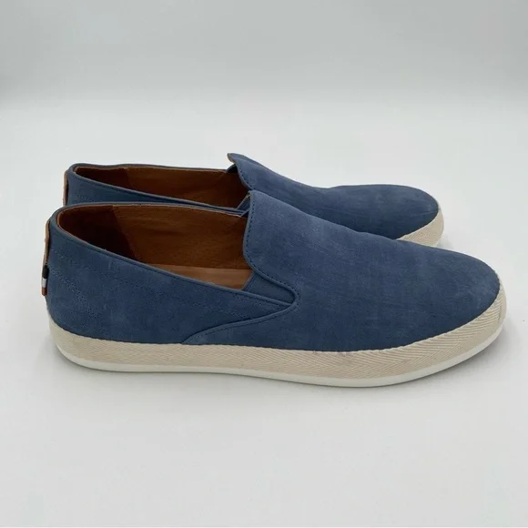 Allen Edmonds Holden Beach‎ Men's Casual Slip On Flats Shoes Blue Size 10.5